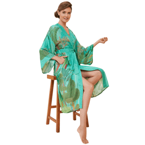 Powder Secret Paradise Kimono Gown